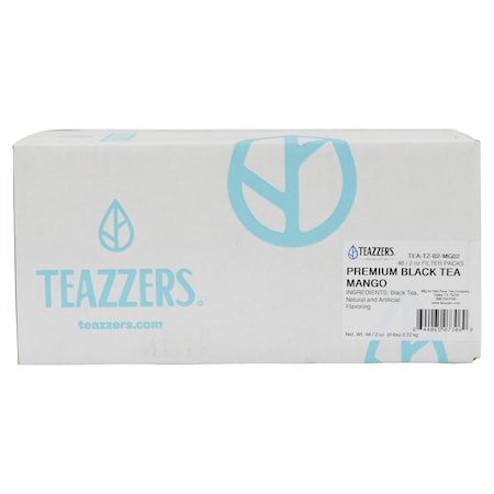 Teazzers Black Mango Tea Premium 2 oz., PK48 TEA-TZ-B2-MG02